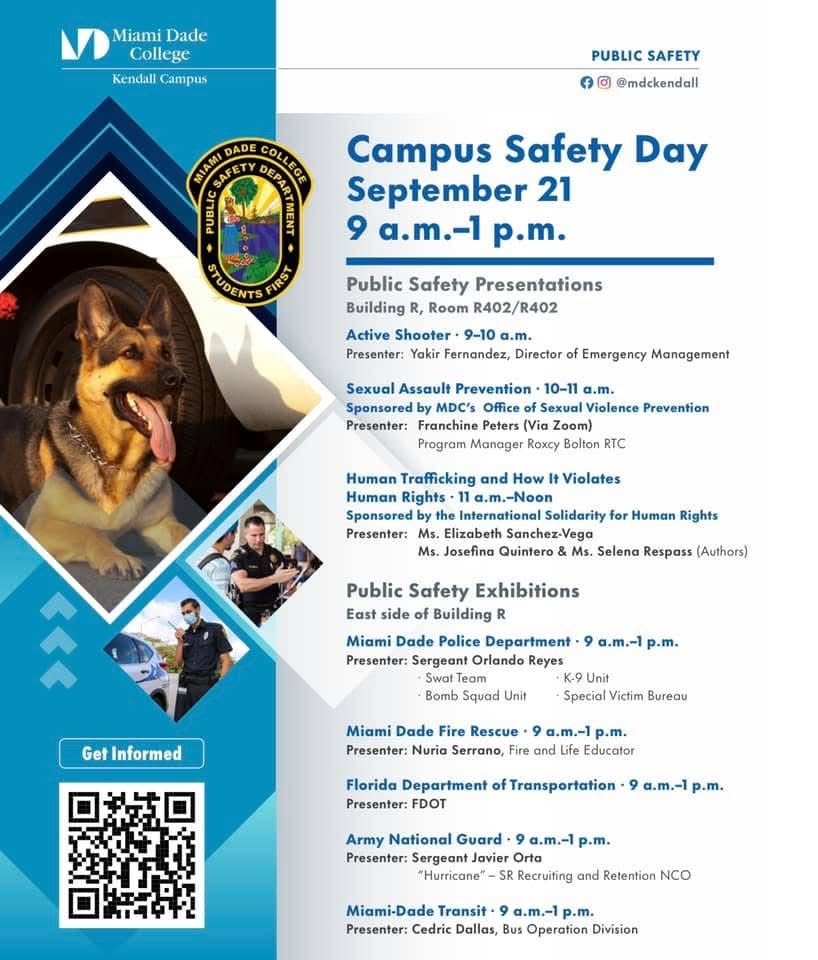 mdc kendall campus safety day 2021 09 21